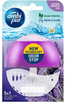 Ambi Pur Ambi Pur toiletblokje 5 in 1, lavendel en rozemarijn