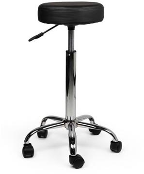 Tabouret Zwart Hoog 1 STUK