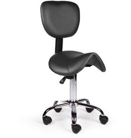 Zadelkruk Met Rug Zwart Laag 1 St