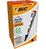 Bic Bic permanent marker Marking 2300 ECOlutions, rood, doos van 12 stuks