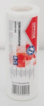 Office Products OFFICE products plakband, 19 mm x 33 m, mat, pak van 8 stuk