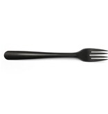 Conpax Conpax Folia vork, herbruikbaar, uit CPLA, 19 cm, zwart, pak van 50 stuks