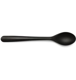 Conpax Conpax Folia dessertlepel, herbruikbaar, uit CPLA, 14,5 cm, zwart, pak van 50 stuks