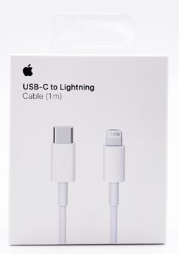 Apple Apple kabel, Lightning (8-pin) naar USB-C, 1 m, wit