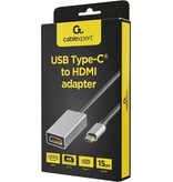Cablexpert Cablepert adapter USB-C naar HDMI , 0,15 m