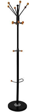 Office Products OFFICE products kapstok Stockholm, met parapluhouder, zwart