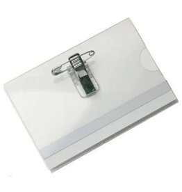 Badge met combiklem, ft 58 x 90 mm, doos van 50 stuks
