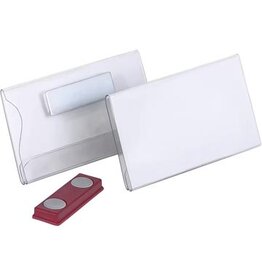Merkloos Badge met magneet, ft 60 x 90 mm, doos van 20 stuks