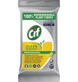 Cif Cif vochtige schoonmaakdoekjes Clean & Shine, pak van 100 stuks