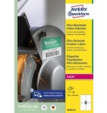 Avery Avery ultra resistente etiketten, ft 105 x 148 mm, doos van 200 etiketten