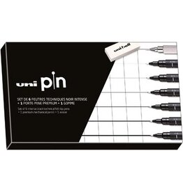 Uni-ball Unipin Fineliner Ds6 Vulp+Gom 1 St