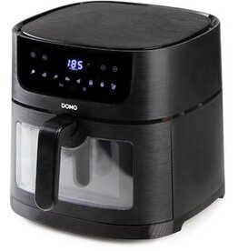 Domo Domo heteluchtfriteuse Deli-Fryer met kijkvenster, 8 l, zwart