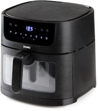 Domo Domo heteluchtfriteuse Deli-Fryer met kijkvenster, 8 l, zwart