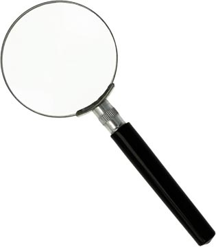Westcott Westcott leesloep, diameter: 60 mm, vergroot tot 5 keer, zwart