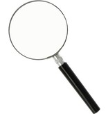 Westcott Westcott leesloep, diameter: 75 mm, vergroot tot 3 keer, zwart
