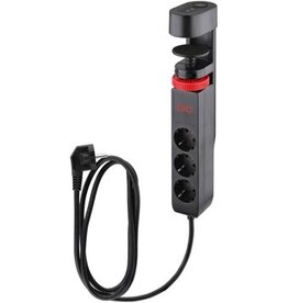 IOIO IOIO contactdoos SL3000, 3 stopcontacten en 3 USB-poorten, tafelklem, zwart
