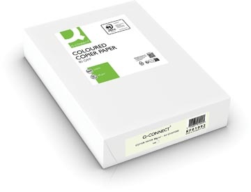 Q-CONNECT Q-CONNECT gekleurd kopieerpapier, A4, 80g, pak van 500 vel, gems