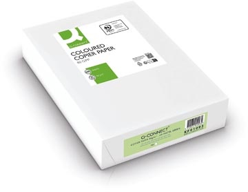 Q-CONNECT Q-CONNECT gekleurd kopieerpapier, A4, 80g, pak van 500 vel, lichtgroen