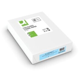Q-CONNECT Q-CONNECT gekleurd kopieerpapier, A4, 80g, pak van 500 vel, lichtblauw
