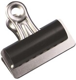 Q-CONNECT Q-CONNECT bulldogclip, zwart, 25 mm, doos van 10 stuks