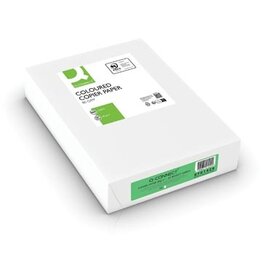 Q-CONNECT Q-CONNECT gekleurd kopieerpapier, A4, 80g, pak van 500 vel, felgroen