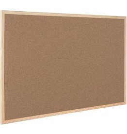Q-CONNECT Q-CONNECT kurkbord met houten frame 40 x 30 cm