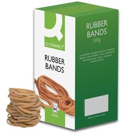 Q-CONNECT Q-CONNECT elastieken, breedte 3 mm, lengte 80 mm, nr 32, doos van 500 g