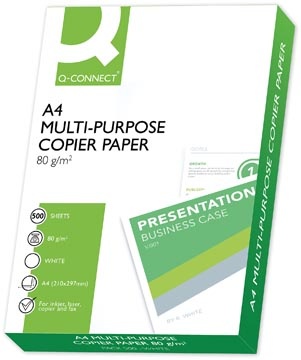 Q-CONNECT Q-CONNECT kopieerpapier, ft A4, 80 g, pallet (200 riemen/pallet)