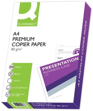 Q-CONNECT Q-CONNECT Premium kopieerpapier, ft A4, 80 g, pallet (200 riemen/pallet)
