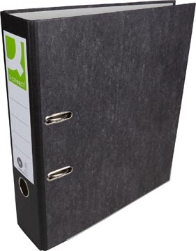 Q-CONNECT Q-CONNECT ordner, voor ft A4, uit karton, rug van 8 cm, gewolkt zwart