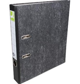 Q-CONNECT Q-CONNECT ordner, voor ft A4, uit karton, rug van 5 cm, gewolkt zwart