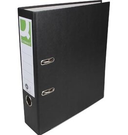 Q-CONNECT Q-CONNECT ordner, voor ft A4, uit Recycolor papier, rug van 8 cm, zwart