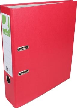 Q-CONNECT Q-CONNECT ordner, voor ft A4, uit Recycolor papier, rug van 8 cm, rood