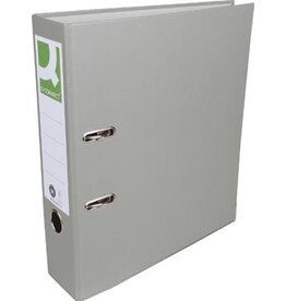 Q-CONNECT Q-CONNECT ordner, voor ft A4, uit Recycolor papier, rug van 8 cm, grijs