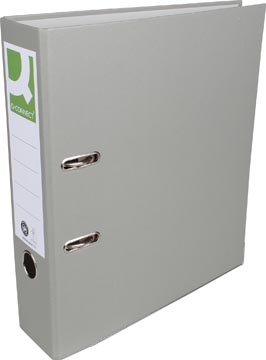 Q-CONNECT Q-CONNECT ordner, voor ft A4, uit Recycolor papier, rug van 8 cm, grijs