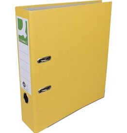 Q-CONNECT Q-CONNECT ordner, voor ft A4, uit Recycolor papier, rug van 8 cm, geel