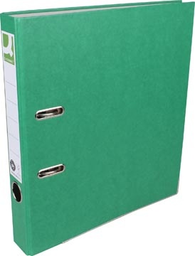 Q-CONNECT Q-CONNECT ordner, voor ft A4, uit Recycolor papier, rug van 5 cm, groen