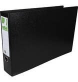 Q-CONNECT Q-CONNECT ordner, voor ft A3, uit karton, liggend, rug van 8 cm, zwart