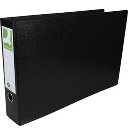 Q-CONNECT Q-CONNECT ordner, voor ft A3, uit karton, liggend, rug van 8 cm, zwart