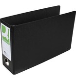 Q-CONNECT Q-CONNECT ordner, voor ft A5, uit karton, liggend, rug van 8 cm, zwart