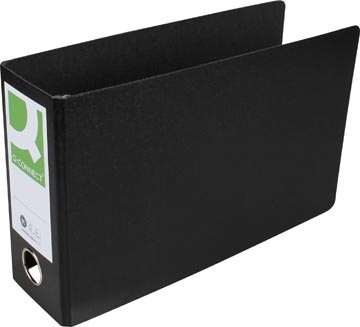 Q-CONNECT Q-CONNECT ordner, voor ft A5, uit karton, liggend, rug van 8 cm, zwart