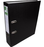 Q-CONNECT Q-CONNECT ordner, voor ft A4, uit PP en papier, met beschermrand, rug van 8 cm, zwart