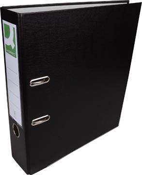 Q-CONNECT Q-CONNECT ordner, voor ft A4, uit PP en papier, met beschermrand, rug van 8 cm, zwart