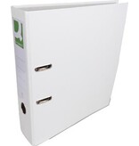 Q-CONNECT Q-CONNECT ordner, voor ft A4, uit PP en papier, met beschermrand, rug van 8 cm, wit