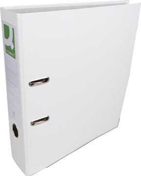 Q-CONNECT Q-CONNECT ordner, voor ft A4, uit PP en papier, met beschermrand, rug van 8 cm, wit