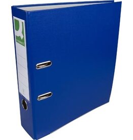 Q-CONNECT Q-CONNECT ordner, voor ft A4, uit PP en papier, met beschermrand, rug van 8 cm, blauw