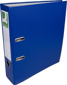 Q-CONNECT Q-CONNECT ordner, voor ft A4, uit PP en papier, met beschermrand, rug van 8 cm, blauw