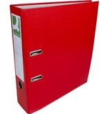 Q-CONNECT Q-CONNECT ordner, voor ft A4, uit PP en papier, met beschermrand, rug van 8 cm, rood
