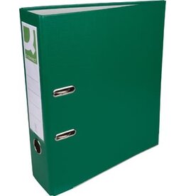 Q-CONNECT Q-CONNECT ordner, voor ft A4, uit PP en papier, met beschermrand, rug van 8 cm, groen