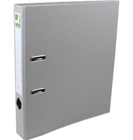 Q-CONNECT Q-CONNECT ordner, voor ft A4, uit PP en papier, met beschermrand, rug van 5 cm, grijs